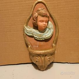 mini acquasantiera in ceramica