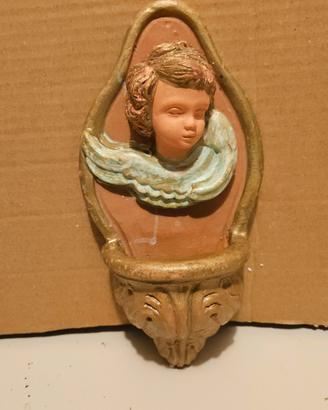 mini acquasantiera in ceramica