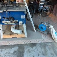 Sega da banco con aspiratore