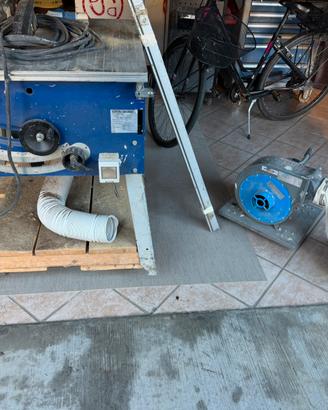 Sega da banco con aspiratore