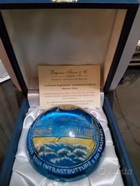 Fermacarte in vetro di Murano