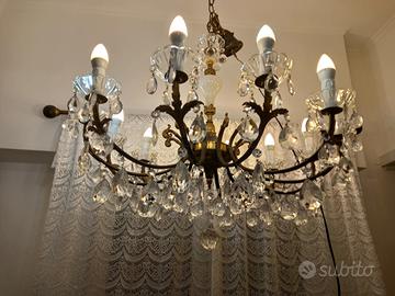 lampadario vintage restaurato