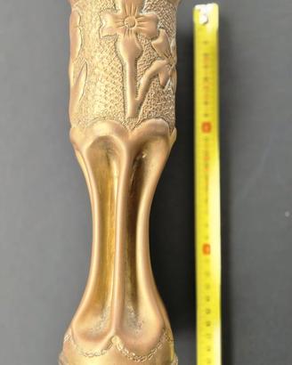 Vaso in stile "Trench Art" Bossolo della I  G.M.