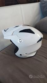 Casco ACERBIS cross/enduro/quad bianco taglia S