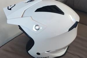 Casco ACERBIS cross/enduro/quad bianco taglia S
