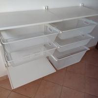 Composizione Cassettiera IKEA Algot Bianca + 2