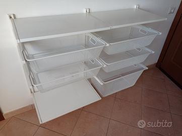 Composizione Cassettiera IKEA Algot Bianca + 2