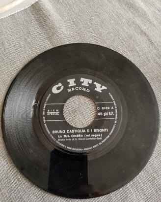 VINILE 45 GIRI - BRUNO CASTIGLIA E I BISONTI