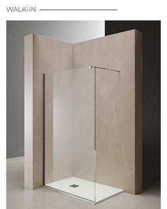 Nuovo Box Doccia TDA walk in h225 x 118-119