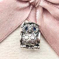 Charm pandora gufetto dagli occhi blu