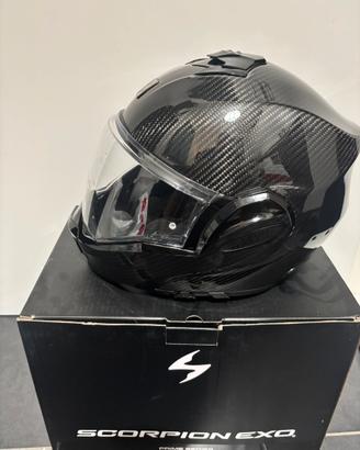 Casco Scorpion Exo-Tech Carbon Solid Tg M