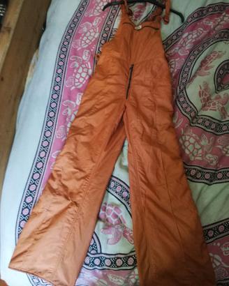 Salopette neve a zampa La Font originale ann 60-70