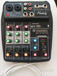 mixer audio 4 canali