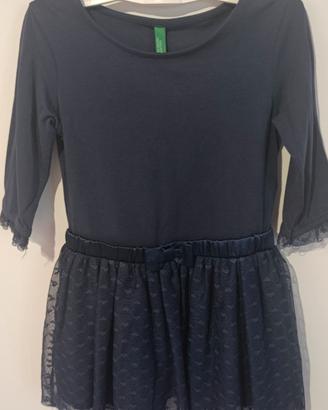 Abito autunnale Benetton 3 anni 98 cm 