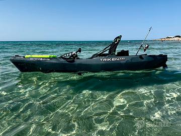 Big Mama Triken 330 Kayak da Pesca + Carrello