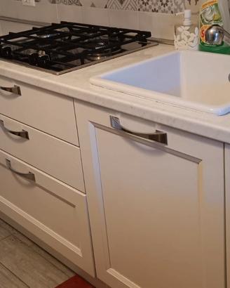 Cucina Lineare Stile Classico / Shabby (242 cm)

