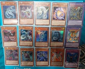 lotto Yu gi oh tema cyber drago di 15 carte