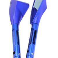 Specchietti ergal stelo lungo blu