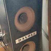 2 casse audio anni 70 80 DAVOLI vintage
