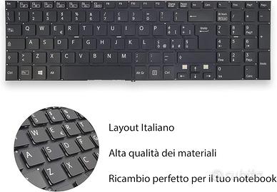 Sony Vaio, tastiera compatibile
