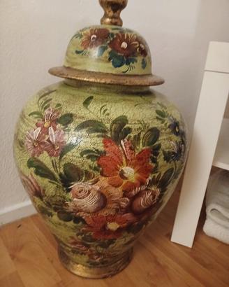 vaso vintage verde