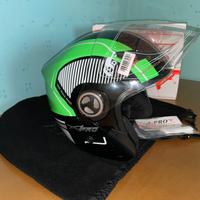 Casco A-Pro Jet con visiera - Certificato ECE 22