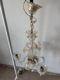 Lampadario a 3 luci MURANO