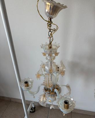 Lampadario a 3 luci MURANO