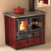 Cucina a Legna La Nordica Rosa Maiolica