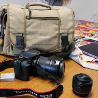 Canon eos 700d + obbiettivi e accessori