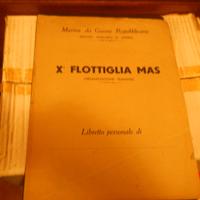 Rara copertina libretto personale d'epoca  X^ MAS.