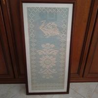 Quadro eseguito a mano a filet