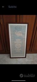 Quadro eseguito a mano a filet