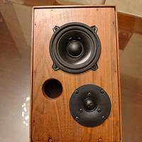 coppia altoparlanti artigianali direzionali a muro