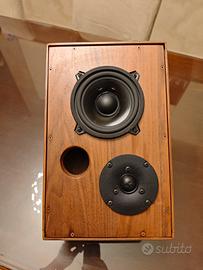 coppia altoparlanti artigianali direzionali a muro