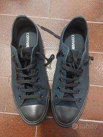 Scarpe converse basse 41 nero blue