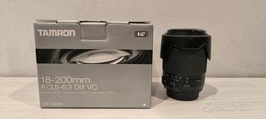 Obbiettivo Tamron 18-200 VC