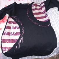 felpa lunga vestito th unica