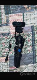 Webcam usb con treppiede