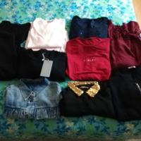 lotto 10 pezzi abbigliamento donna M