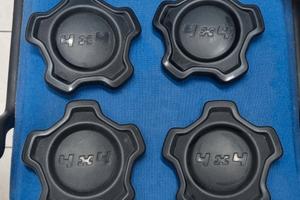 4 coppette e 16 bulloni originali fiat panda 4x4