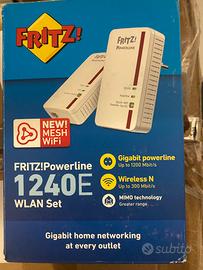 Fritz powerline 1240e wlan set