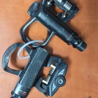 pedali look carbon titanio 