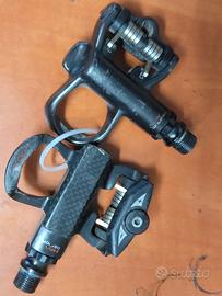 pedali look carbon titanio 