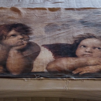 Tela stampata angeli Raffaello
