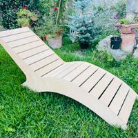 Chaise longue / sdraio in legno