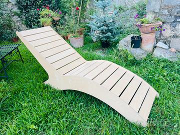 Chaise longue / sdraio in legno