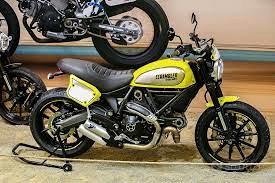Ducati scrambler flat track pro gialla