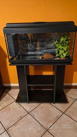 Acquario 100lt con mobile + accessori 