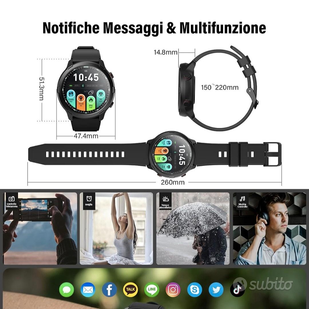 Smartwatch SOUYIE S47 con GPS integrato - Abbigliamento e Accessori In  vendita a Roma